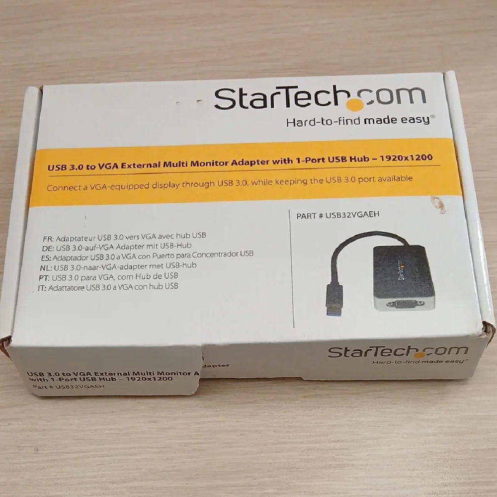USB 3.0 to VGA External Multi Monitor Adapter - Black